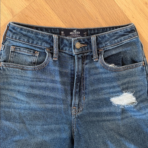 👖 Hollister Women’s High-Rise Jeans – Blue Size 27 - Picture 2 of 7